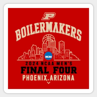 Purdue Boilermakers Final Four 2024 basketball city Sticker